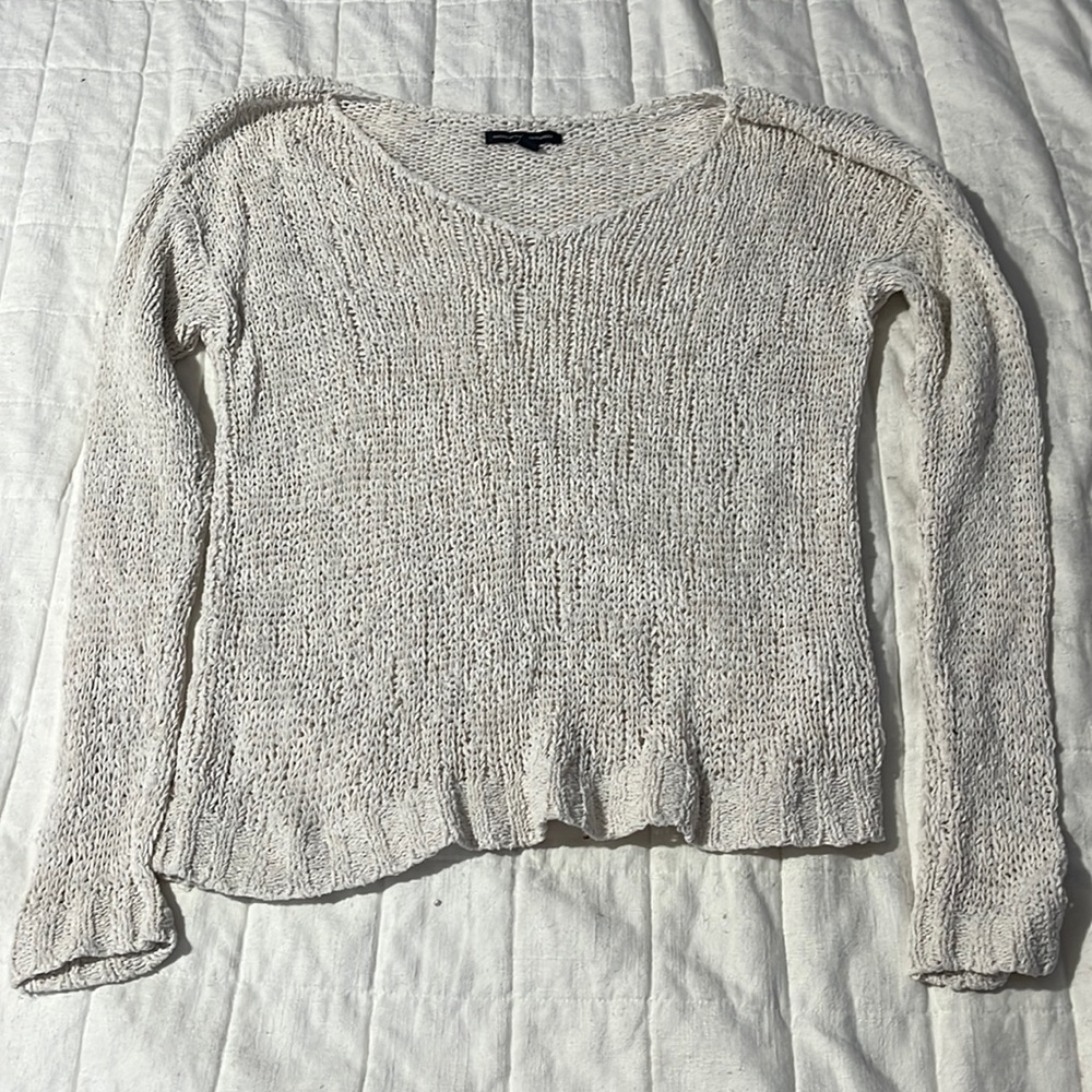 Cream sweater